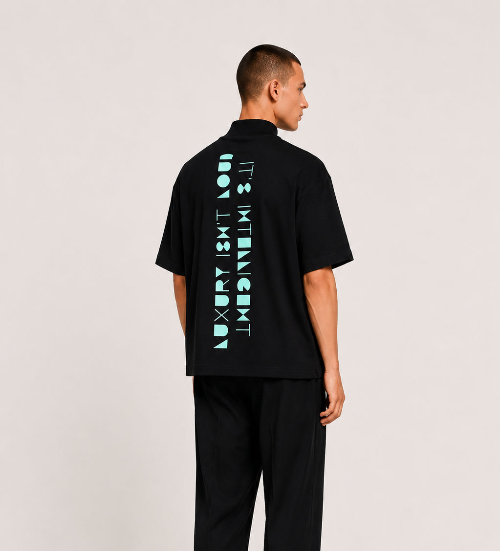 LE PUR BULLION Black Cotton T-Shirt